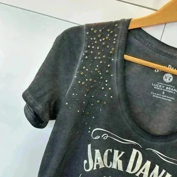 Lucky Brand Jack Daniel’s Gray TShirt Small - Picture 4 of 6